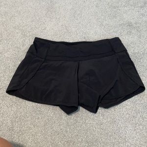 Black lululemon shorts. Size 4, 2.5 inseam